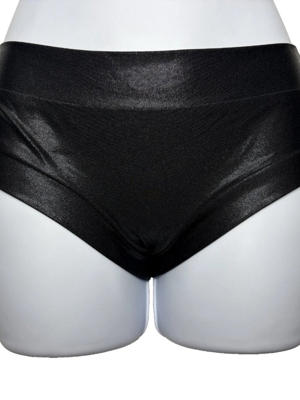 Cleo The Hurricane Hot Pants Booty Shorts Size XS Black Shimmer Rave Dance